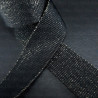 Grosgrain ribbon 20 mm /1 m with gold or silver thread no. 2103