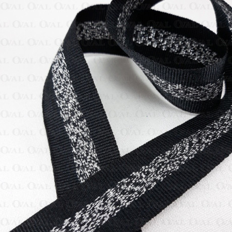 Decorative grosgrain ribbon 25mm/1 or 50m 2416