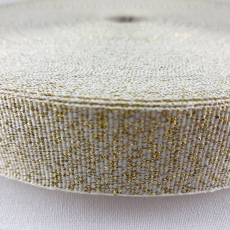 Grosgrain ribbon 25mm/1m or 50m gold 2216