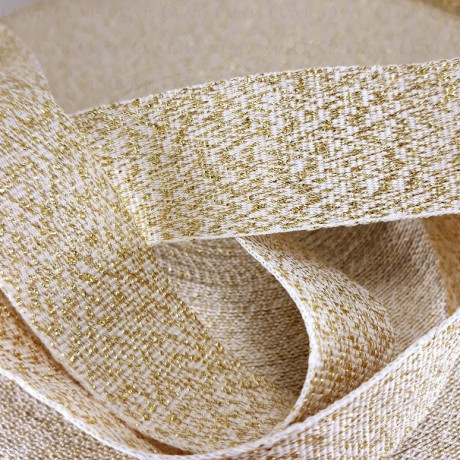Grosgrain ribbon 25mm/1m or 50m gold 2216