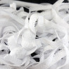 elastic for mask, white elastic, 7mm elastic