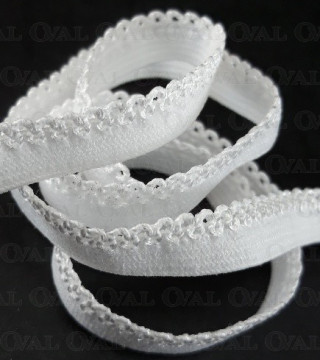 elastic for mask, white elastic, 7mm elastic