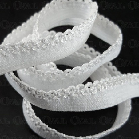 elastic for mask, white elastic, 7mm elastic