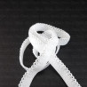 elastic for mask, white elastic, 7mm elastic