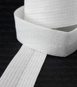 Broken elastic 16mm/1m or 50m white 2972