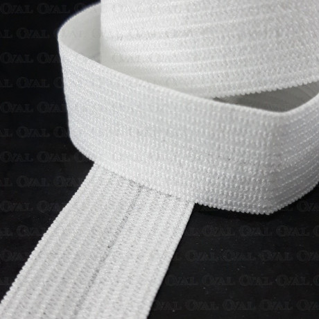 Broken elastic 16mm/1m or 50m white 2972
