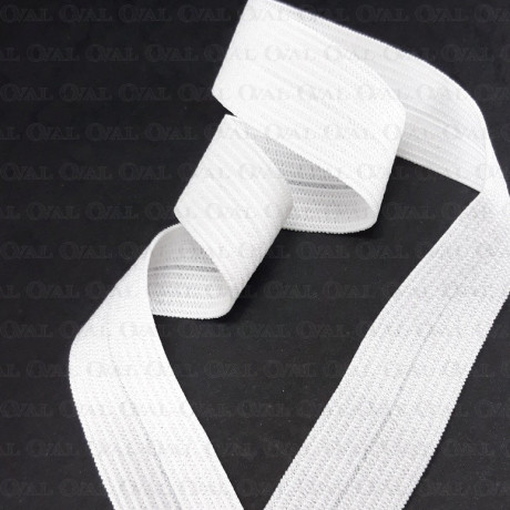 Broken elastic 16mm/1m or 50m white 2972