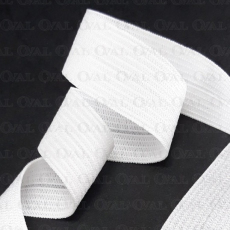 Broken elastic 16mm/1m or 50m white 2972