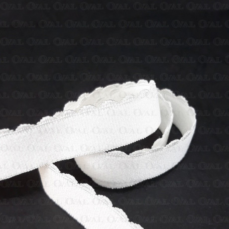 Guma obszywkowa  12mm/1m biel  2973