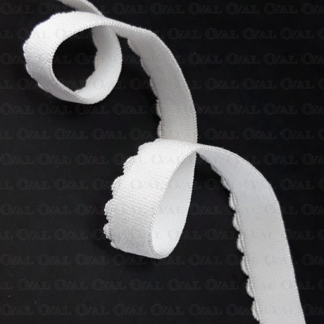 elastic for mask, white elastic, 7mm elastic