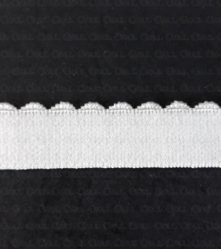 elastic for mask, white elastic, 7mm elastic