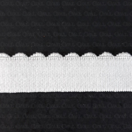 elastic for mask, white elastic, 7mm elastic