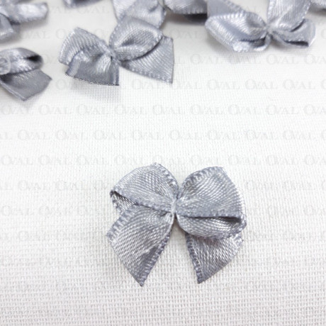 Decorative Bow GREY 10 or 100 pcs No: 2985