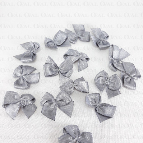 Decorative Bow GREY 10 or 100 pcs No: 2985