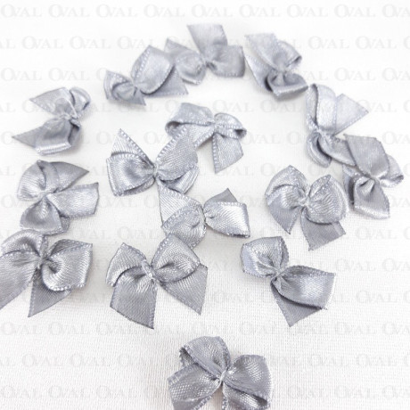 Decorative Bow GREY 10 or 100 pcs No: 2985