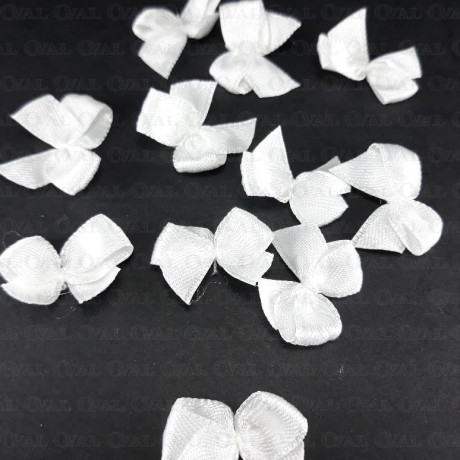 Decorative Bow WHITE 10 or 100 pcs No: 2987