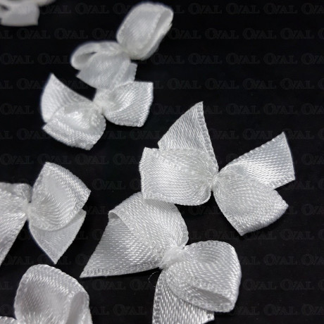 Decorative Bow WHITE 10 or 100 pcs No: 2987