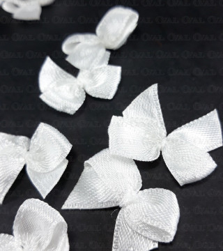 Decorative Bow WHITE 10 or 100 pcs No: 2987