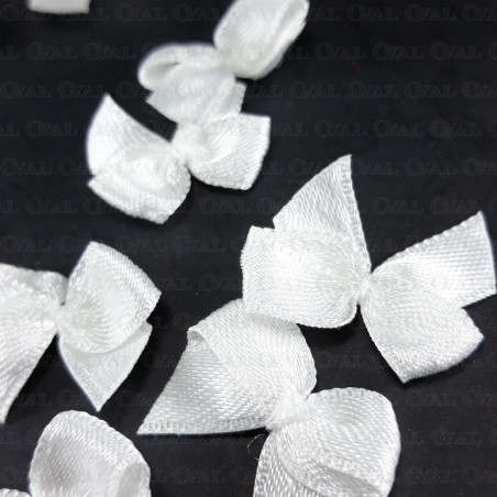 Decorative Bow WHITE 10 or 100 pcs No: 2987
