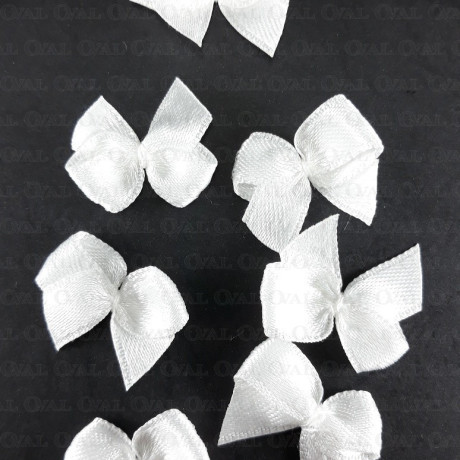 Decorative Bow WHITE 10 or 100 pcs No: 2987