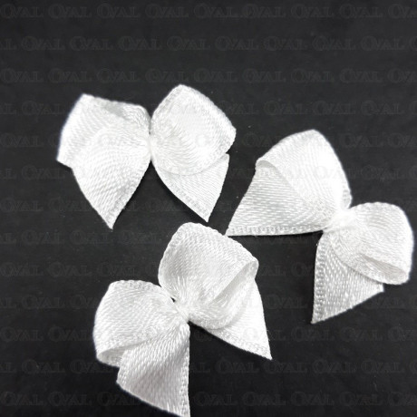 Decorative Bow WHITE 10 or 100 pcs No: 2987