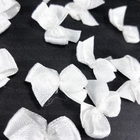 Decorative Bow WHITE 10 or 100 pcs No: 2987