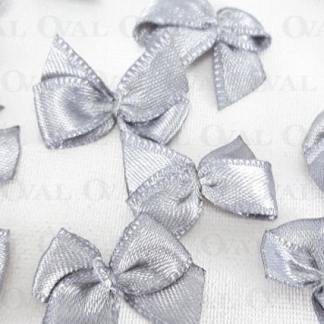Decorative Bow GREY 10 or 100 pcs No: 2985