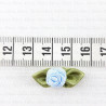 Small rose with leaves 25mm/10 or 50 pcs 2988