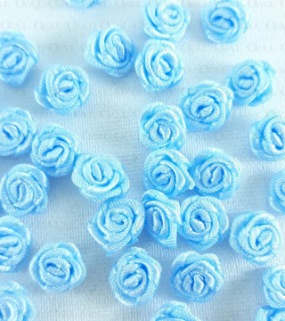 Atlas Rose 10mm/10, 50 or 200 pcs light blue 231
