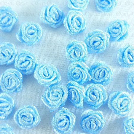 Atlas Rose 10mm/10, 50 or 200 pcs light blue 231