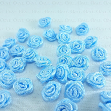 Atlas Rose 10mm/10, 50 or 200 pcs light blue 231