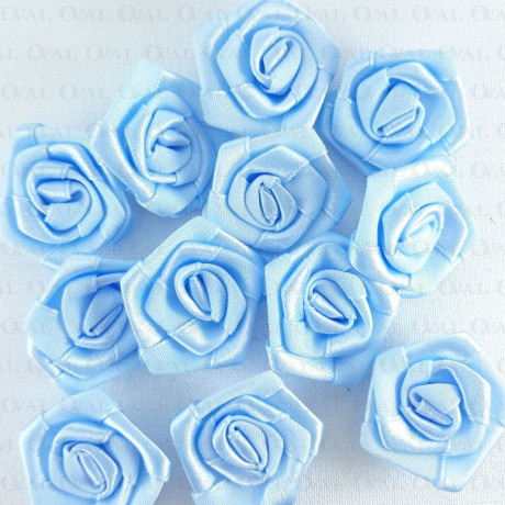 Atlas Rose 30mm /10 or 200 pcs light blue 243