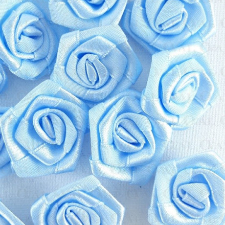 Atlas Rose 30mm /10 or 200 pcs light blue 243