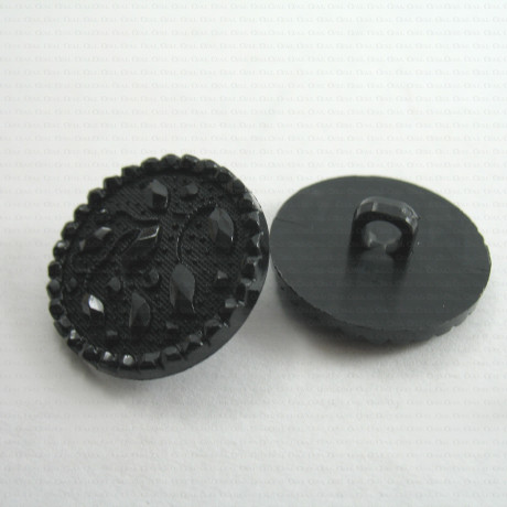 Acrylic button set, 10 pcs, 21 mm, no. 740