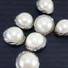 Plastic button with pearl 25mm no. 718