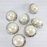 Plastic button with pearl 25mm no. 718