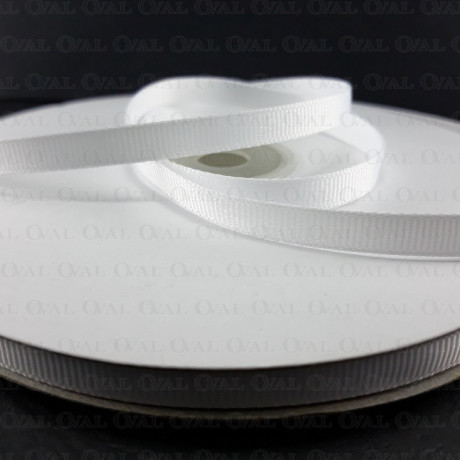 Grosgrain ribbon 6mm/50 yards white 2992