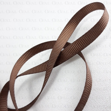 Grosgrain ribbon 6mm/50 yards brown 2994
