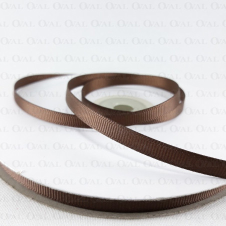 Grosgrain ribbon 6mm/50 yards brown 2994