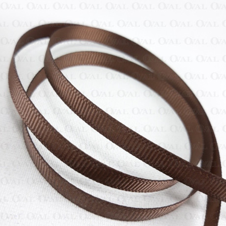 Grosgrain ribbon 6mm/50 yards brown 2994