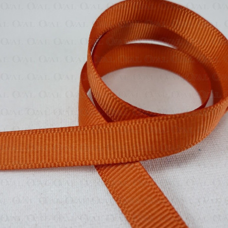 Grosgrain ribbon 10mm/5y or 30y rust 3004