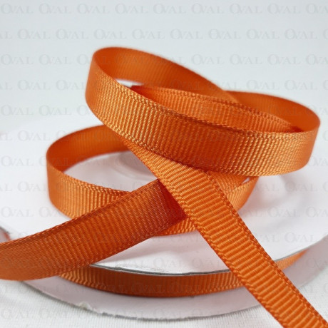 Grosgrain ribbon 10mm/5y or 30y rust 3004