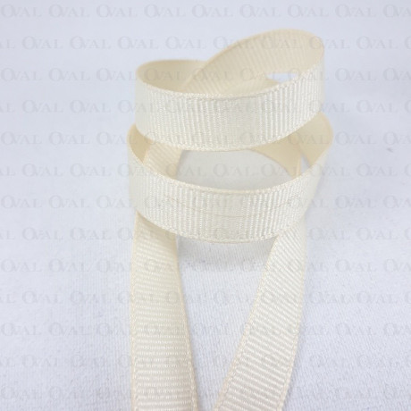 Taśma rypsowa 10mm/5y lub 30y ecru  3007
