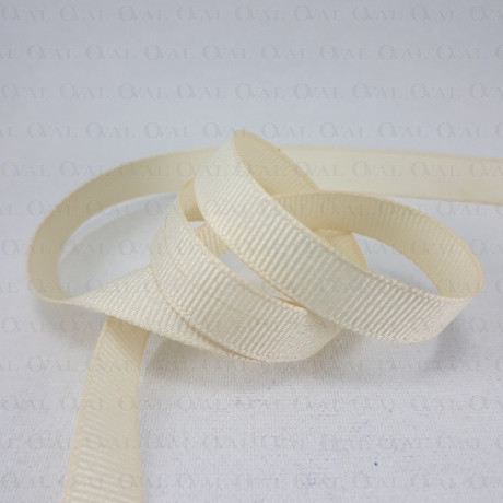 Grosgrain ribbon 10mm/5y or 30y ecru 3007