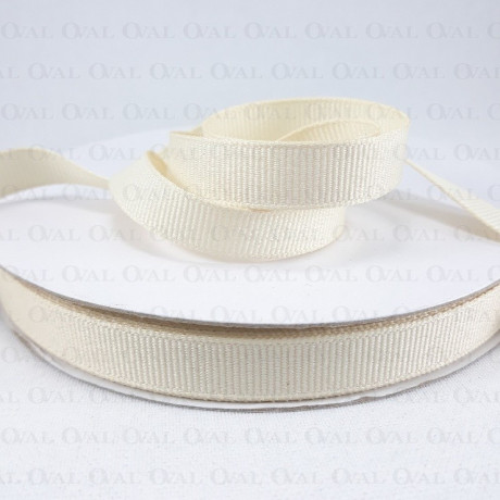 Grosgrain ribbon 10mm/5y or 30y ecru 3007