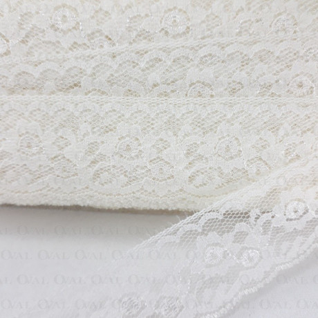 Lace white and ecru 39mm/1m no: 325