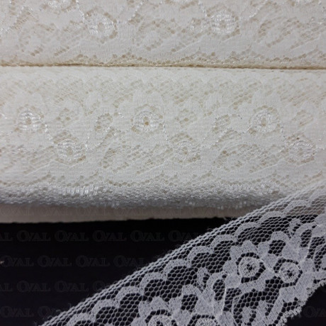 Lace white and ecru 39mm/1m no: 325