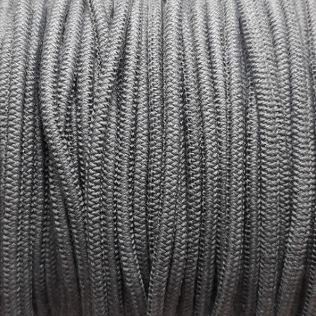 Round elastic 3mm/5m or 100m Grey no. 513