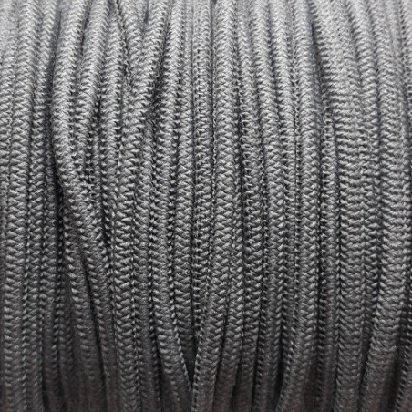 Round elastic 3mm/5m or 100m Grey no. 513