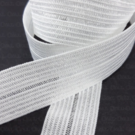 16mm/1m split rubber, white 3016
